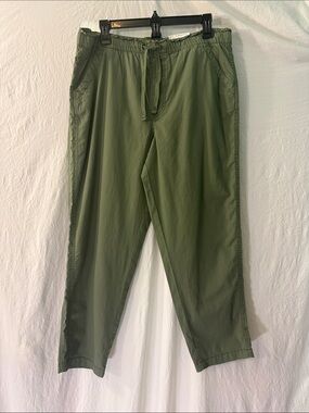 Sonoma Olive Green Drawstring Capris